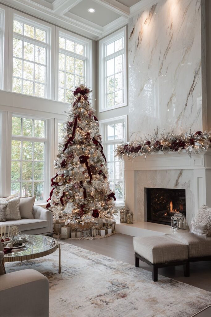 Sophisticated Fraser Fir Christmas Tree Display