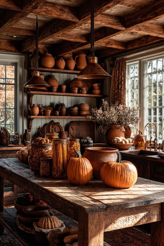 Farmhouse Harvest Centerpiece Kitchen