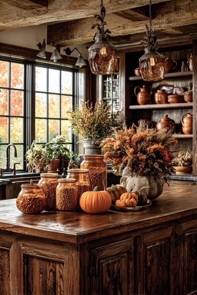 Farmhouse Harvest Centerpiece Kitchen