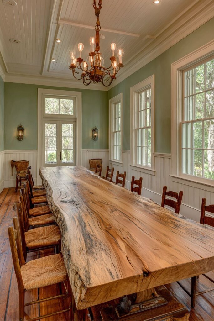 Rustic Reclaimed Wood Centerpiece