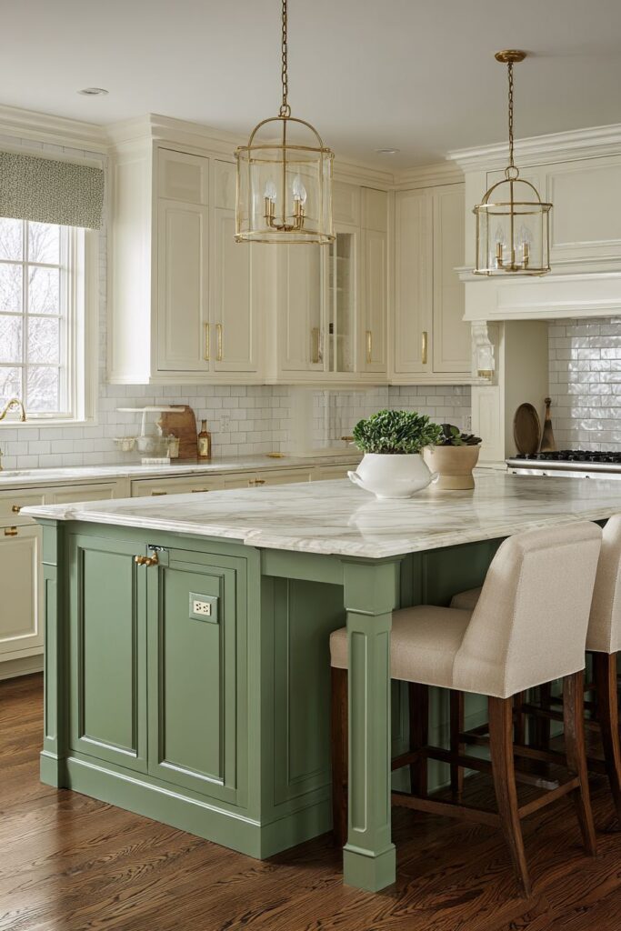 Sophisticated Sage and Cream Shaker Excellence