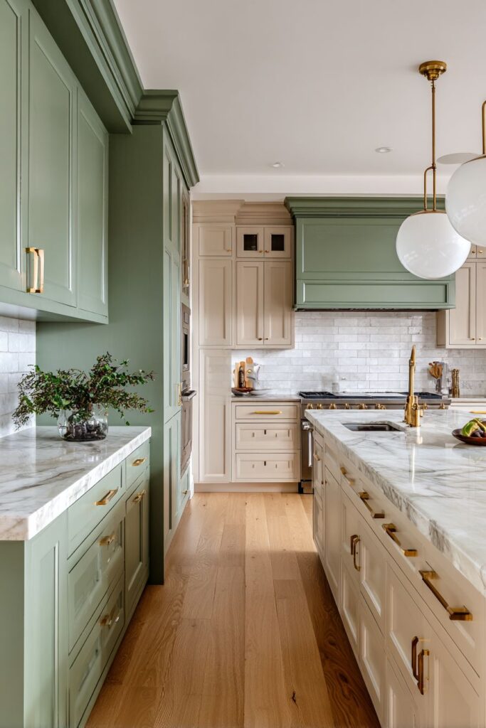 Sophisticated Sage and Cream Shaker Excellence