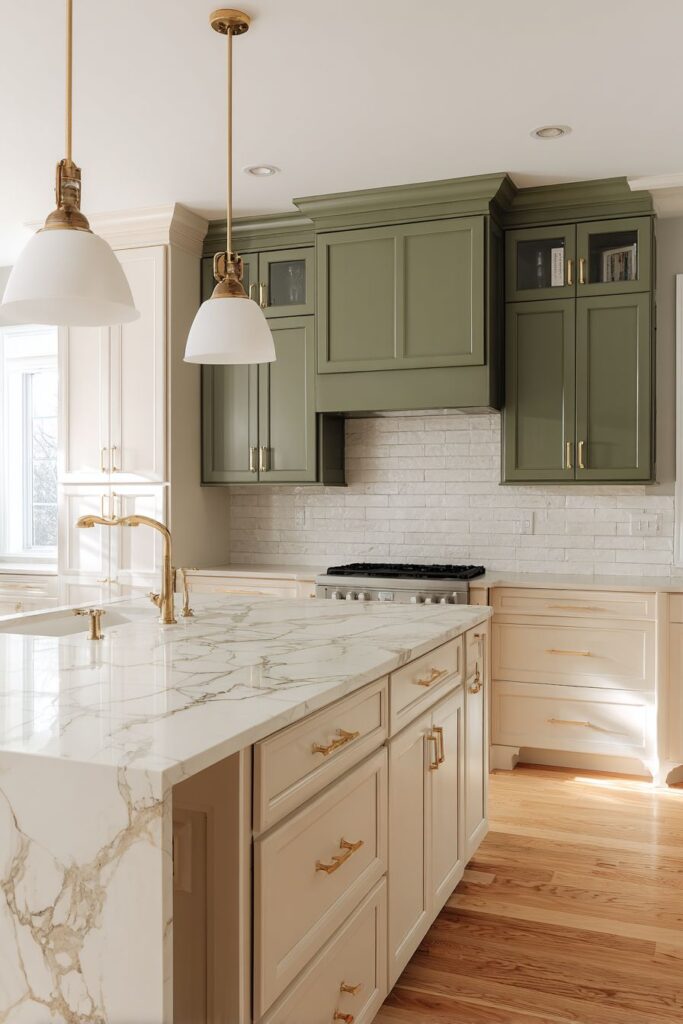 Sophisticated Sage and Cream Shaker Excellence