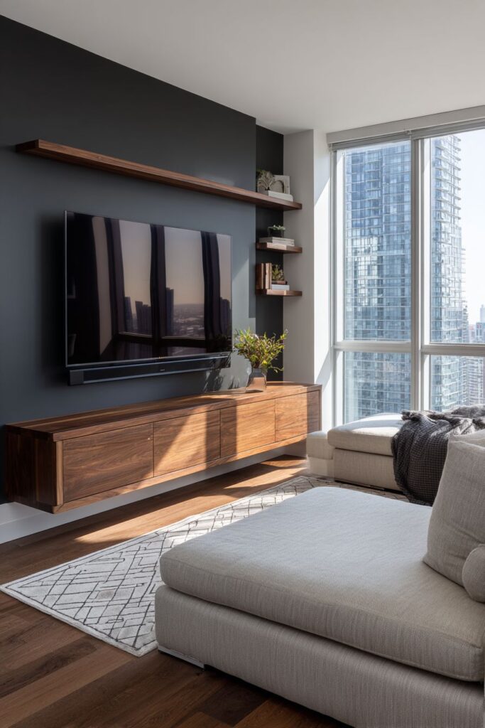 Modern Sleek Entertainment Wall