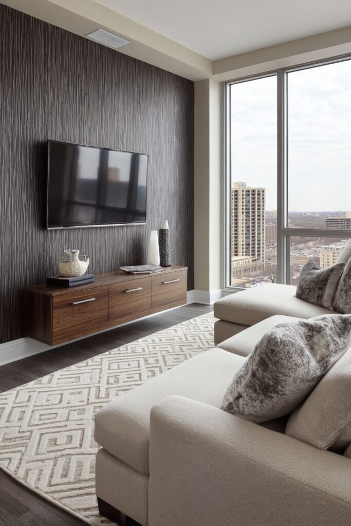 Modern Sleek Entertainment Wall