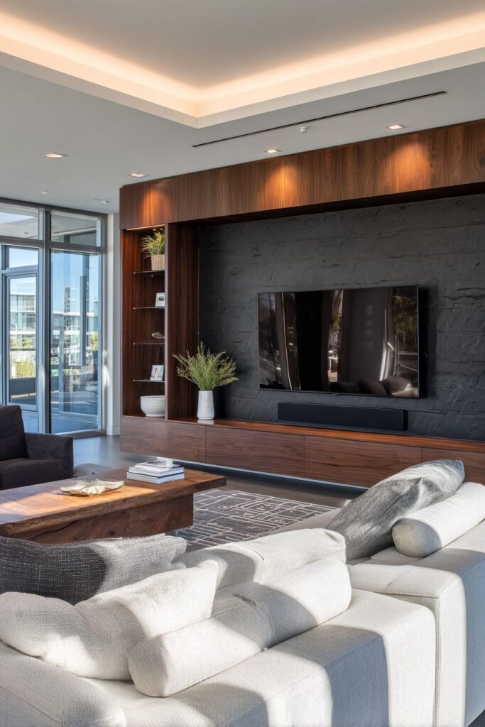 Modern Sleek Entertainment Wall