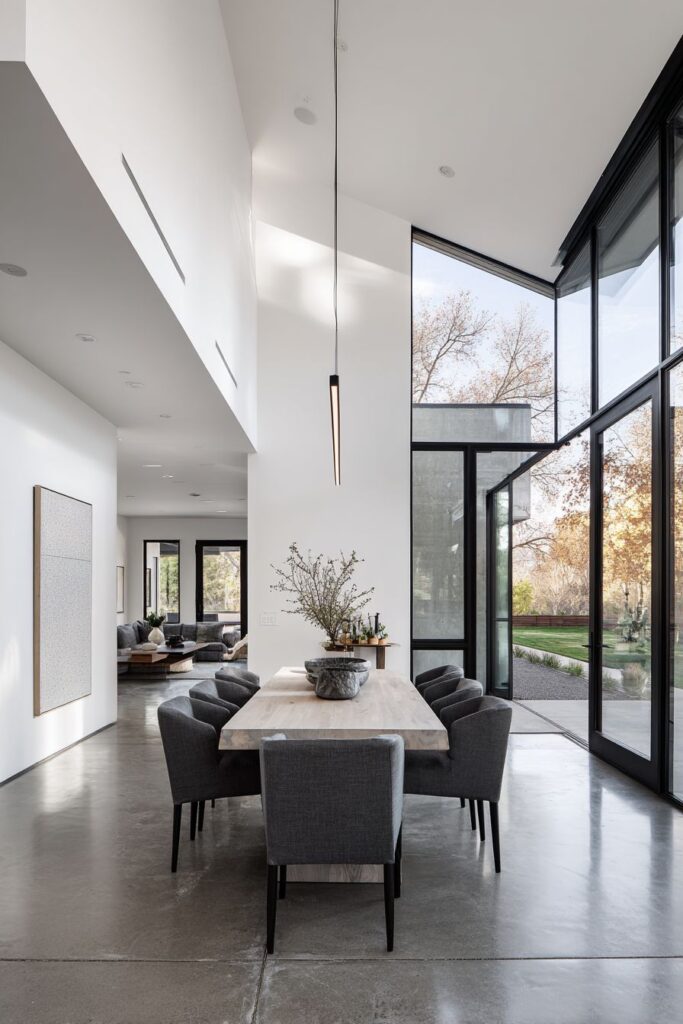 Sleek Minimalist Elegance with White Oak Excellence