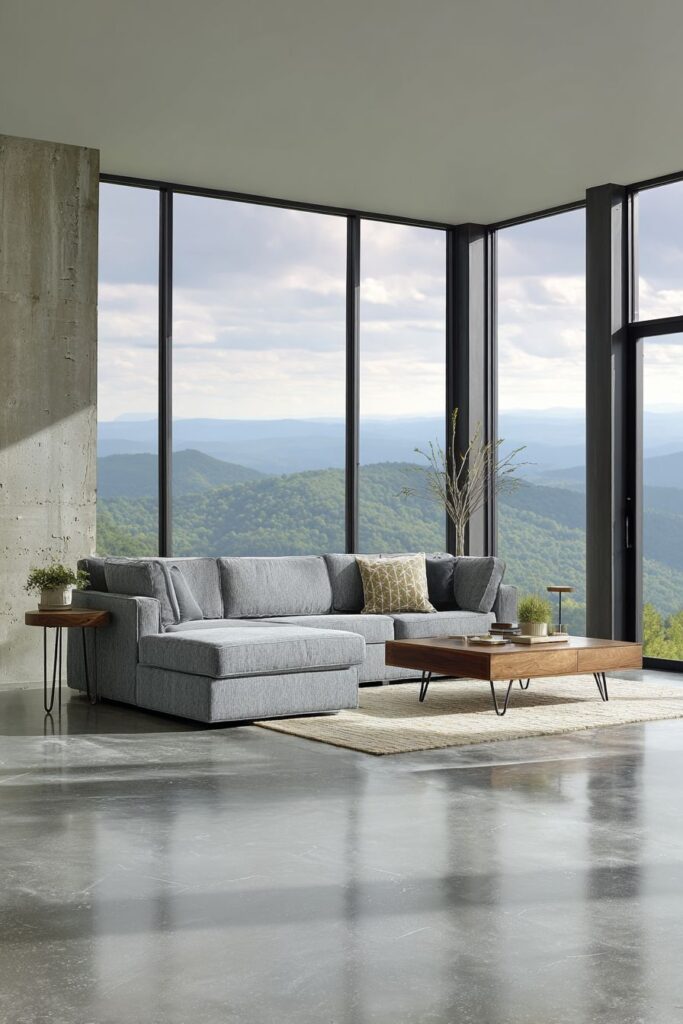 Concrete Foundation with Geometric Precision