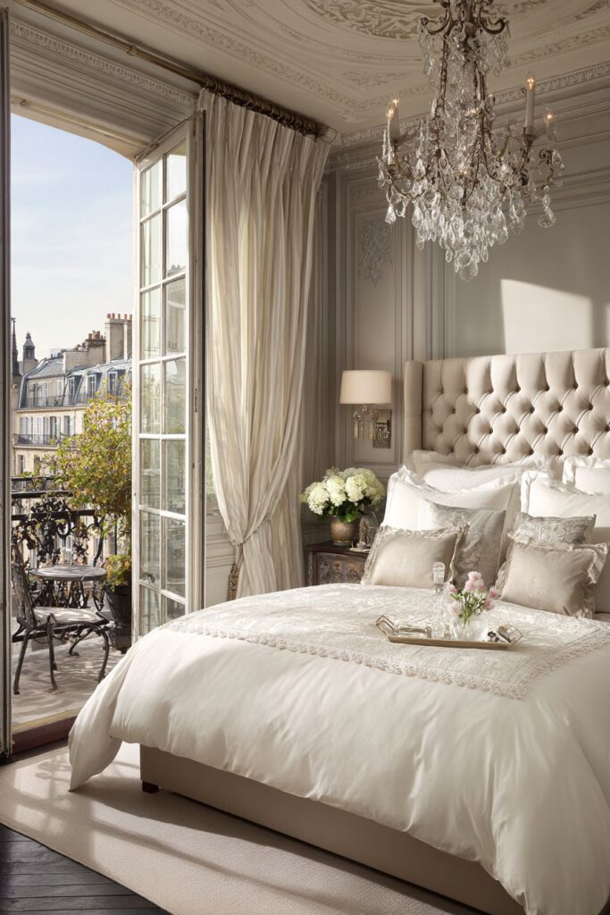 Elegant Tufted Headboard Sophistication