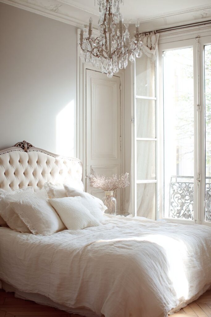 Elegant Tufted Headboard Sophistication