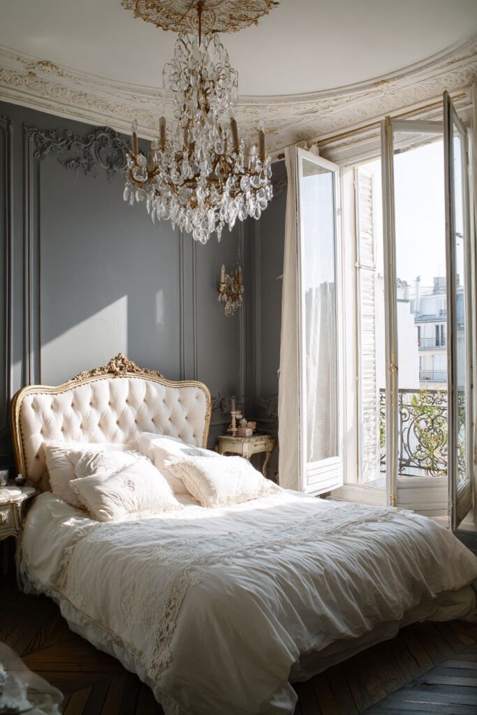 Elegant Tufted Headboard Sophistication