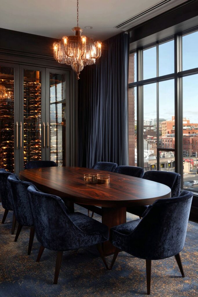 Sophisticated Dark Walnut Elegance