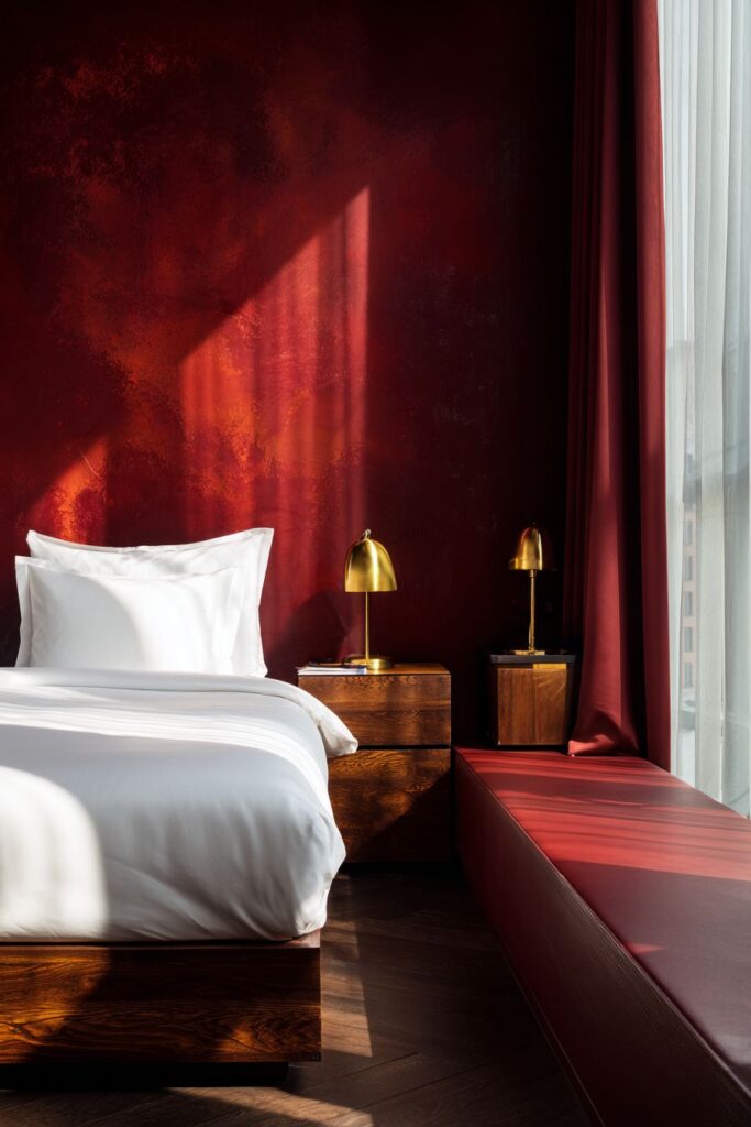 Modern Burgundy Sophistication