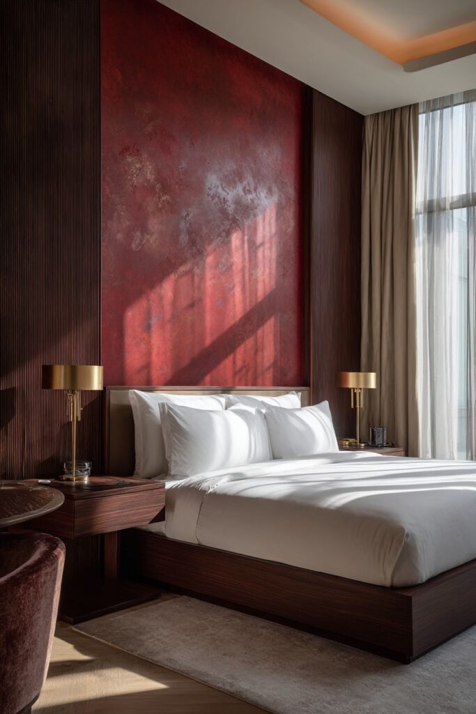 Modern Burgundy Sophistication