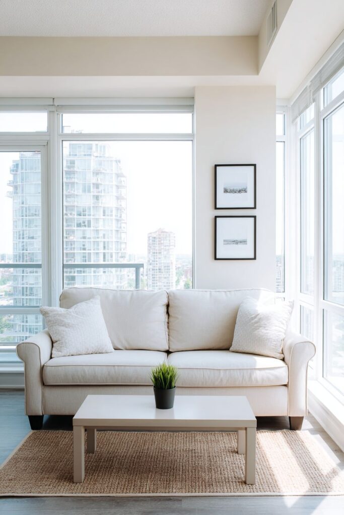 Clean-Lined Beige Linen Serenity