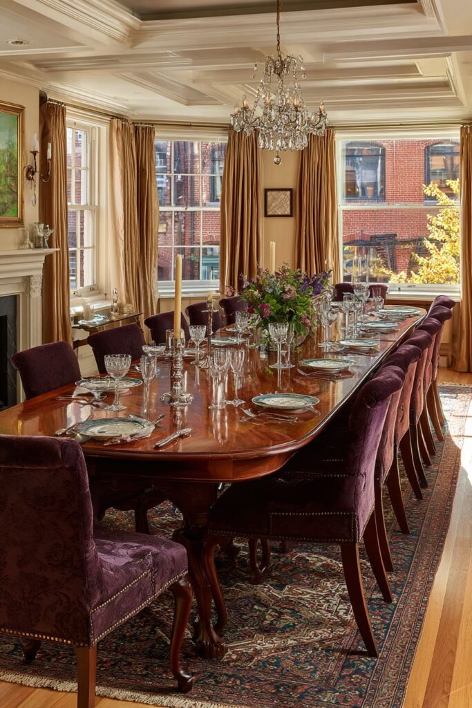 Mahogany Elegance with Queen Anne Sophistication