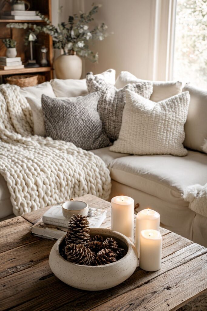 Layered Luxury Living Room Retreat