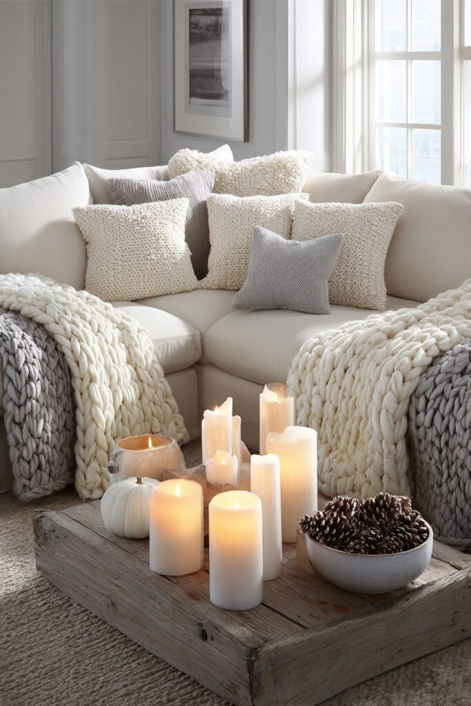 Layered Luxury Living Room Retreat