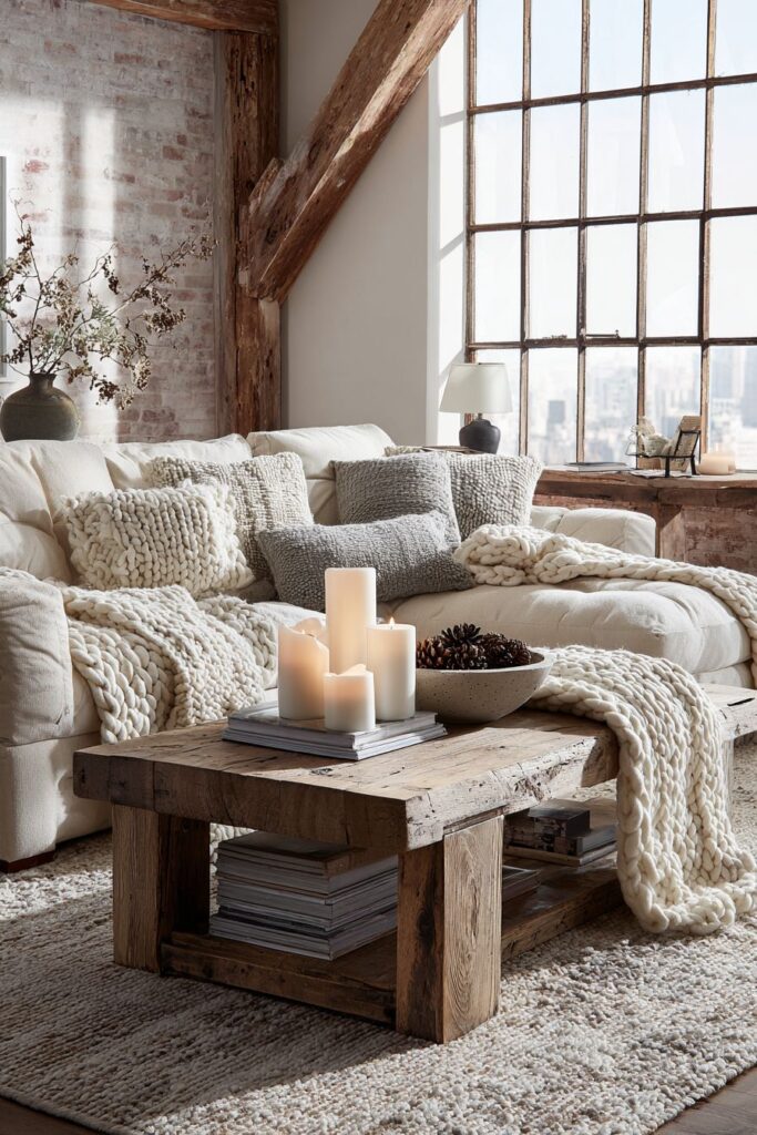 Layered Luxury Living Room Retreat