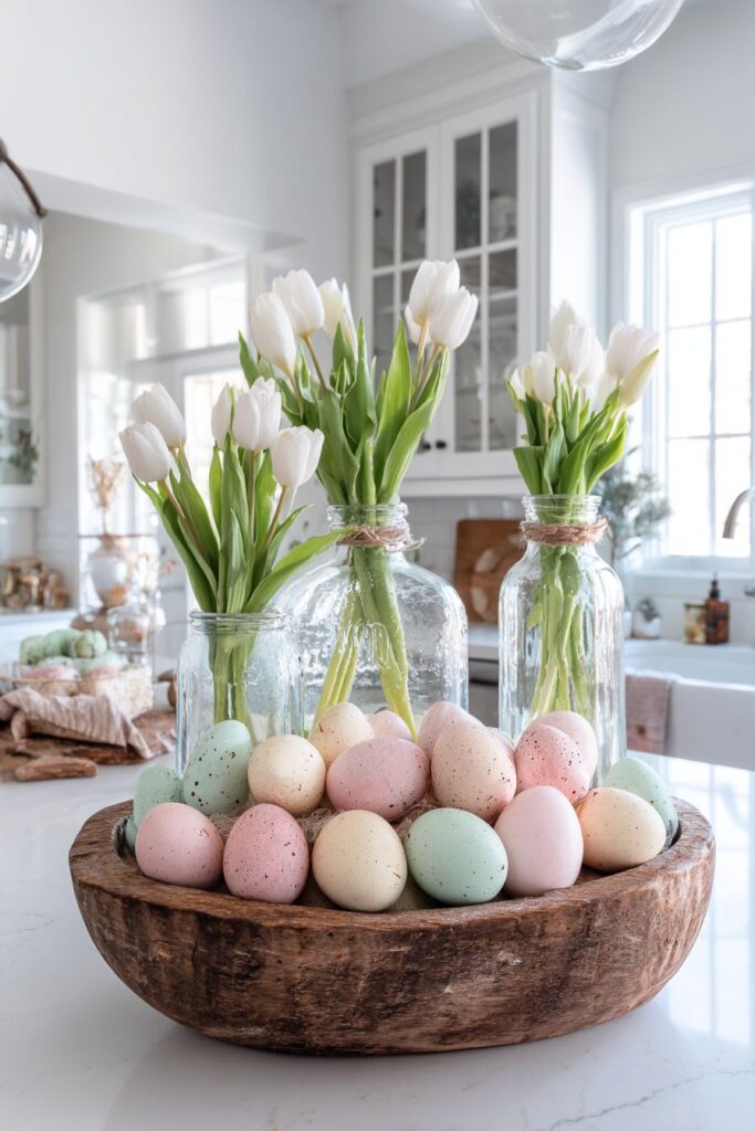 Farmhouse Rustic Easter Island Display