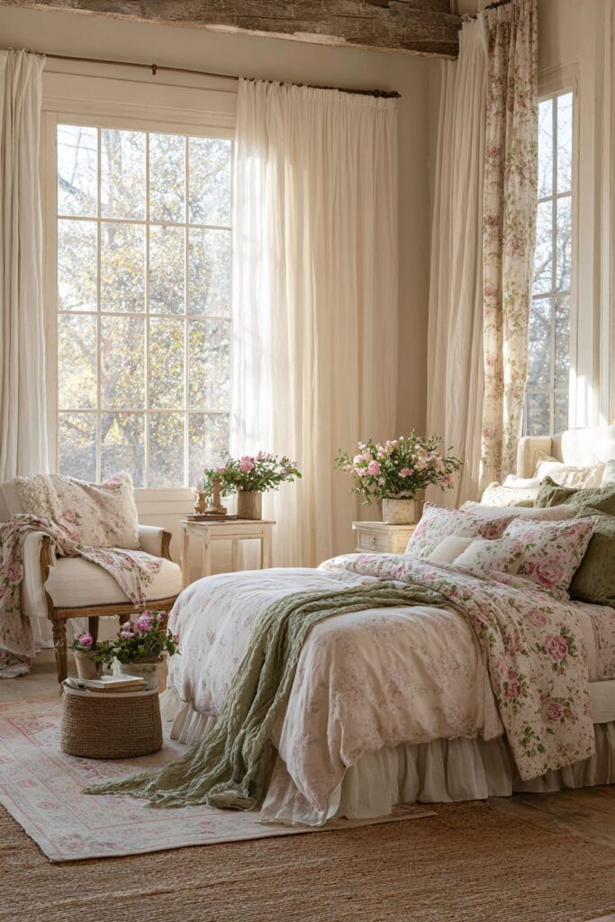 Embrace Vintage Floral Textiles