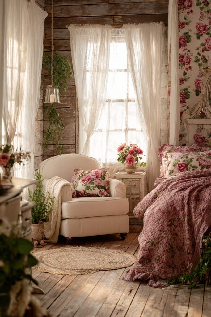 Embrace Vintage Floral Textiles