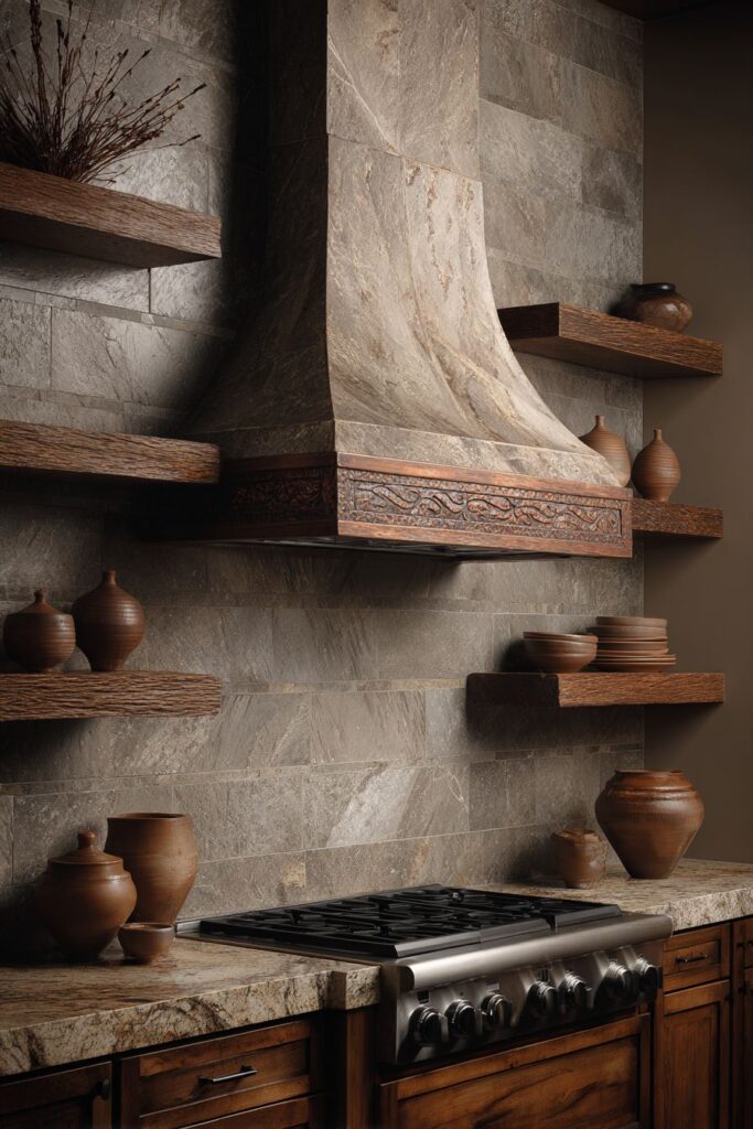 Copper Range Hood Focal Point