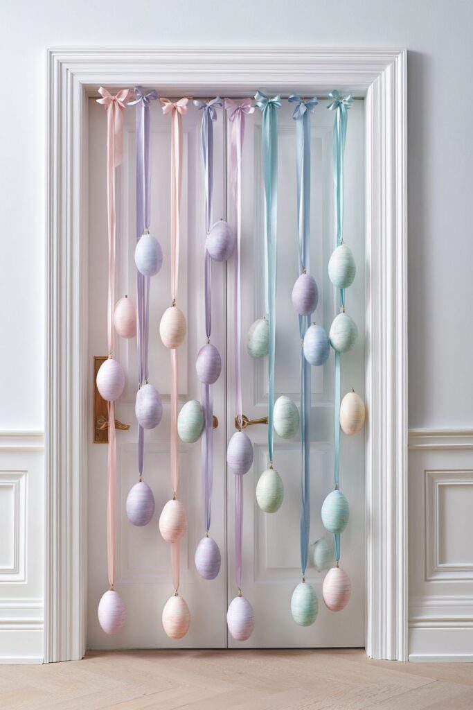 Pastel Ombre Cascading Egg Display