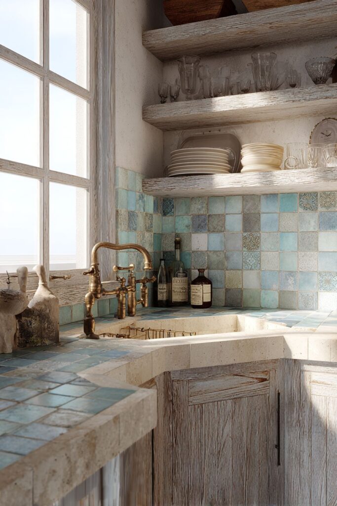 The Traditional Corner Sink Station