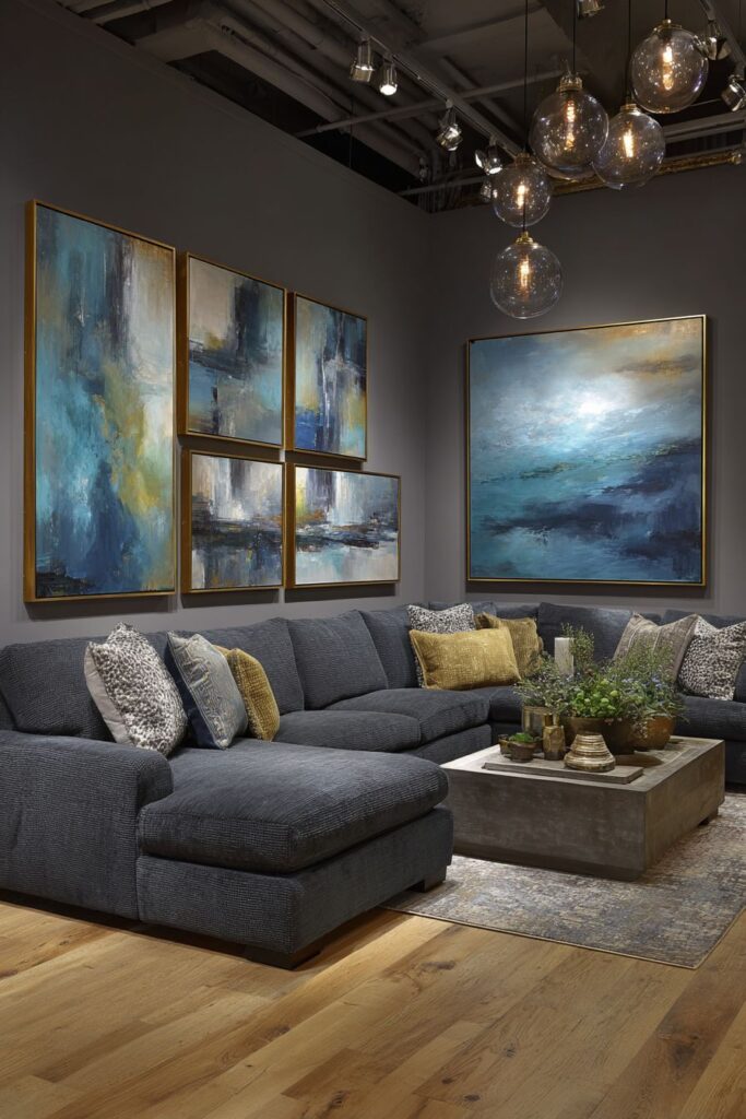 Abstract Expressionist Color Harmony