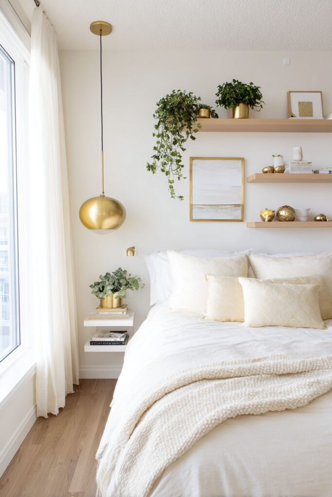 Scandinavian Simplicity with Strategic Gold Warmth