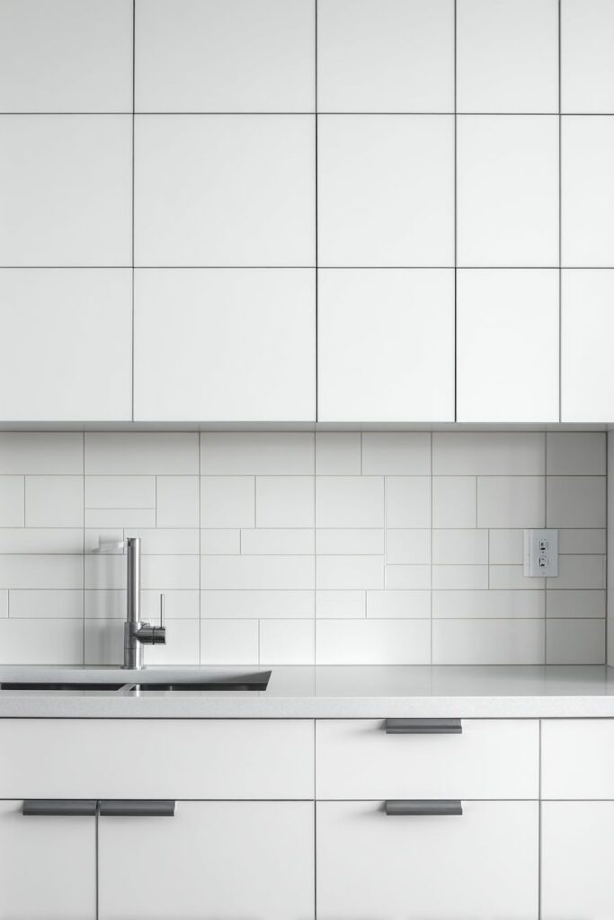 Minimalist Pure White Sophistication