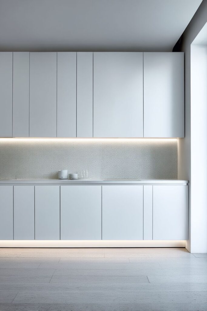 Minimalist Pure White Sophistication