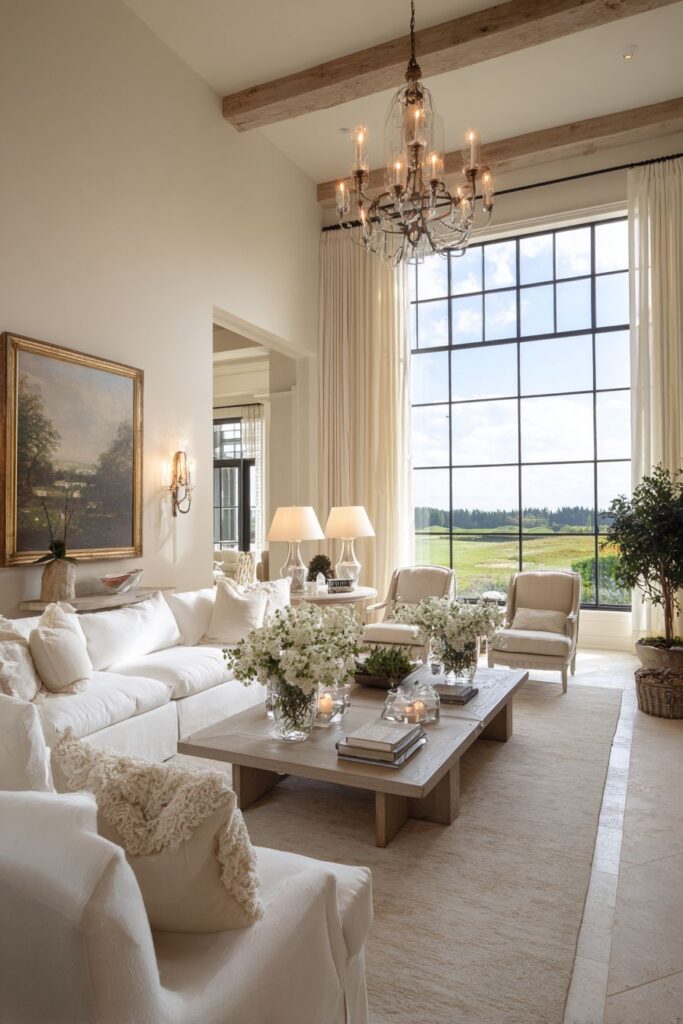 Transitional Style Balance with Contemporary-Traditional Mix