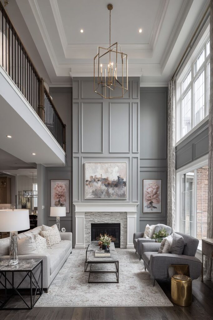 Transitional Style Balance with Contemporary-Traditional Mix