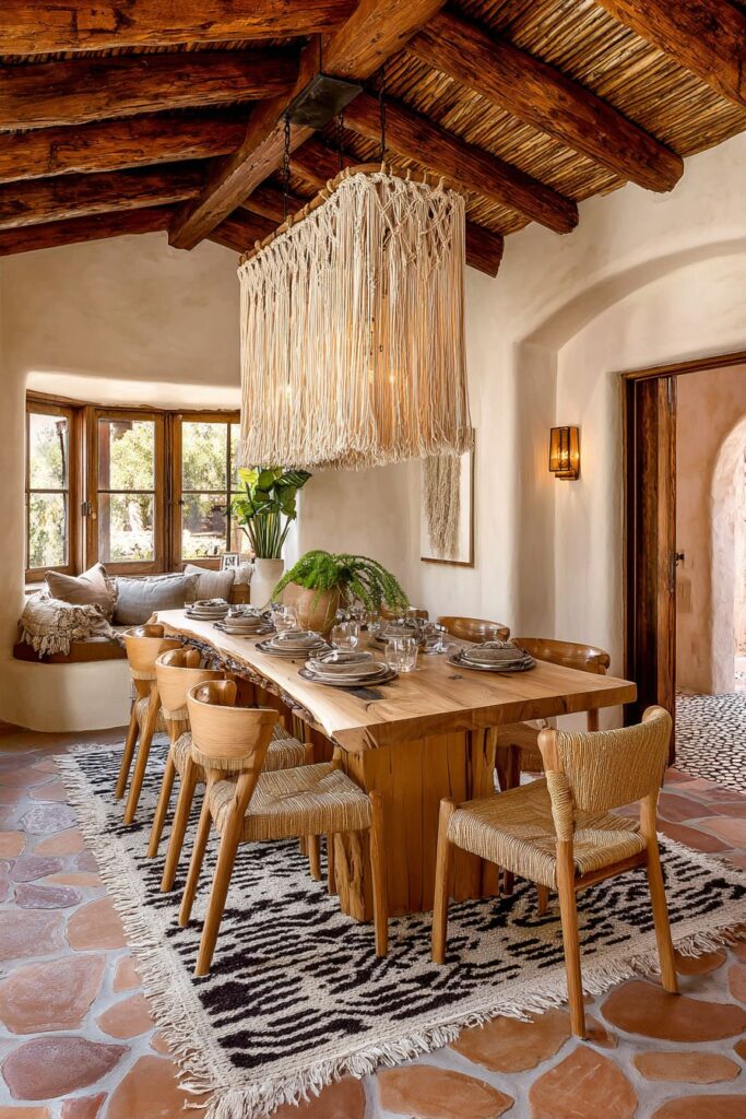 Bohemian Macrame Pendant Artistry