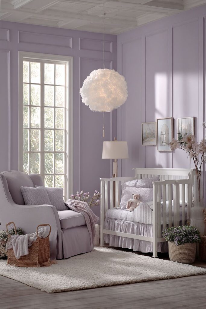 Peaceful Nursery with Soft Pastels