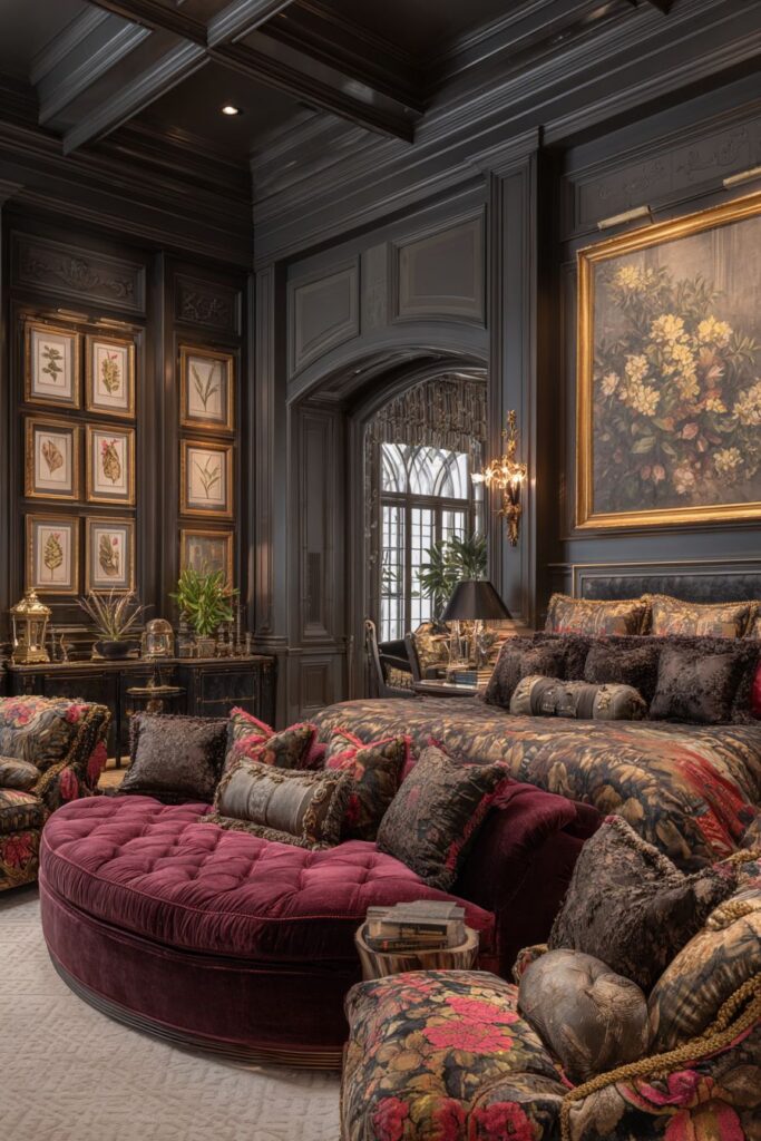 Moody Charcoal Botanical Gallery