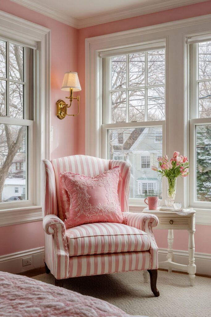 Transitional Blush and White Harmony
