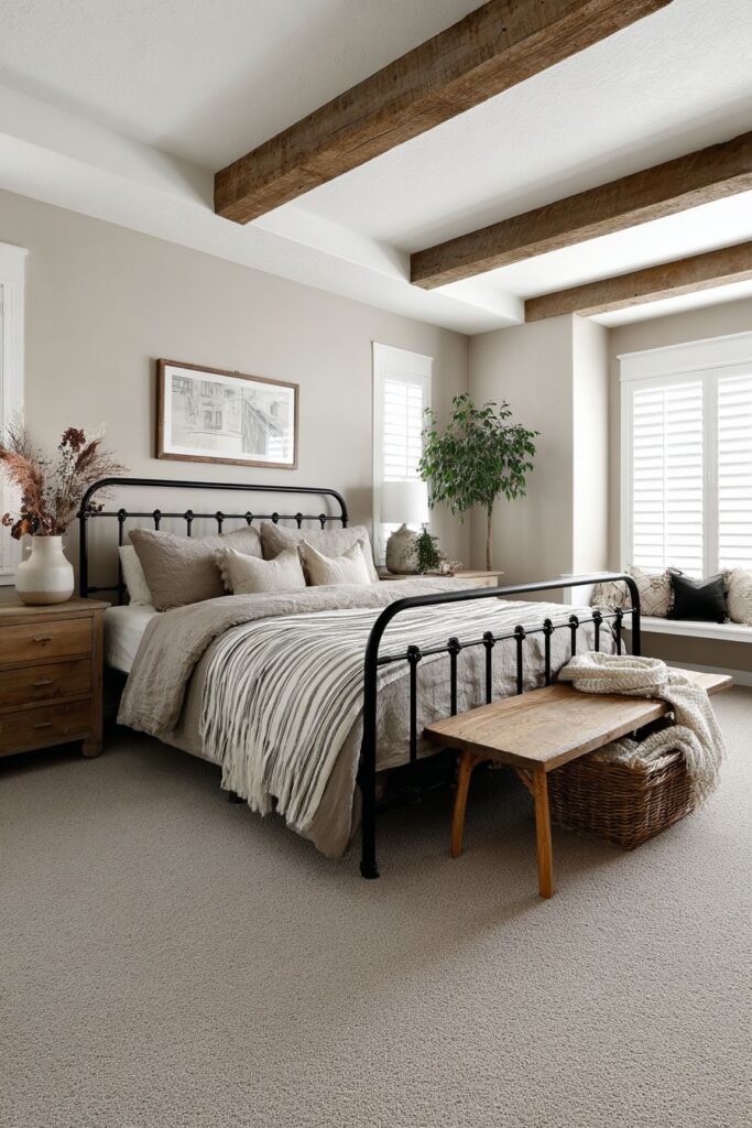 Modern Farmhouse with Taupe Shiplap Accent