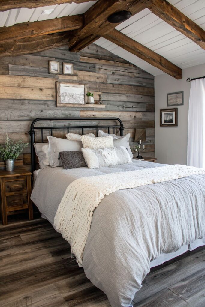 Modern Farmhouse with Taupe Shiplap Accent