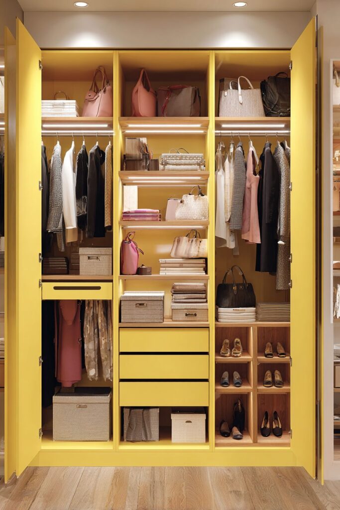 Custom Yellow Storage Solutions