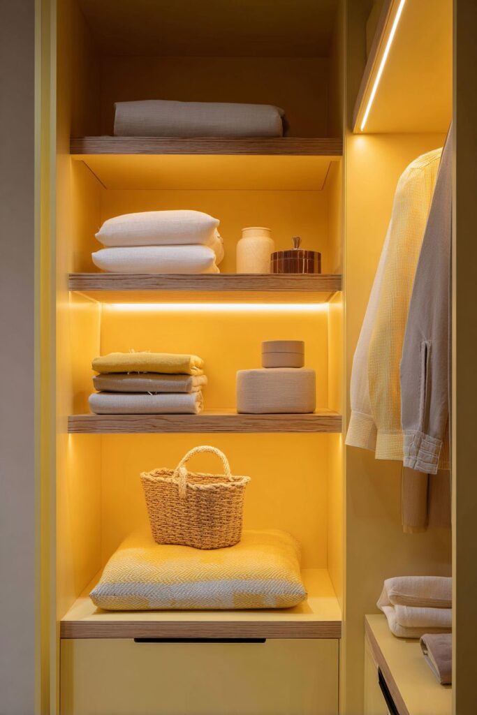 Custom Yellow Storage Solutions