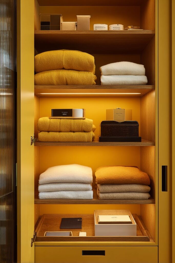 Custom Yellow Storage Solutions