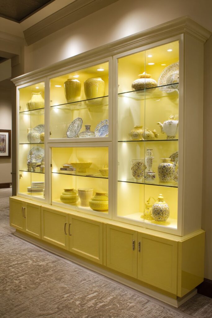 Yellow Storage and Display Solutions