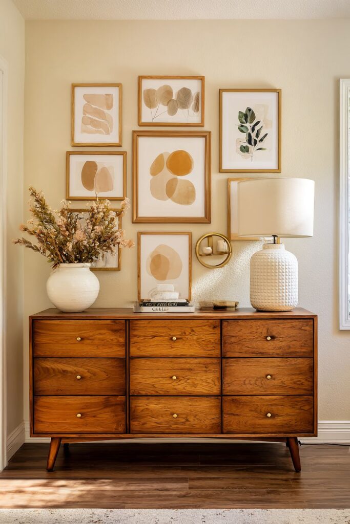 Curated Gallery Wall Display