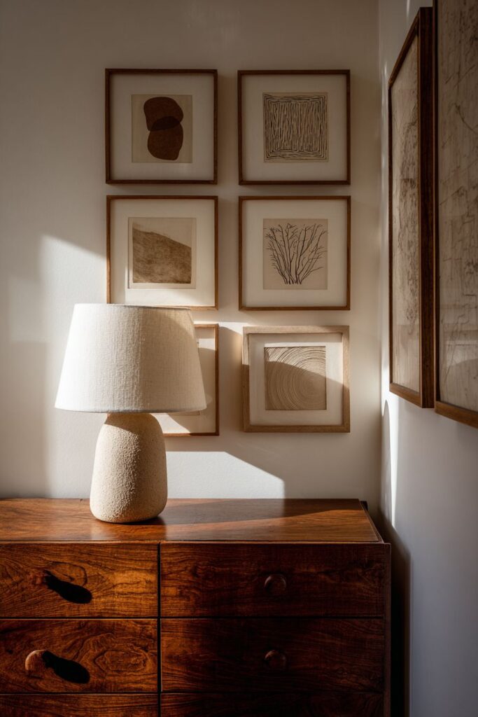 Curated Gallery Wall Display