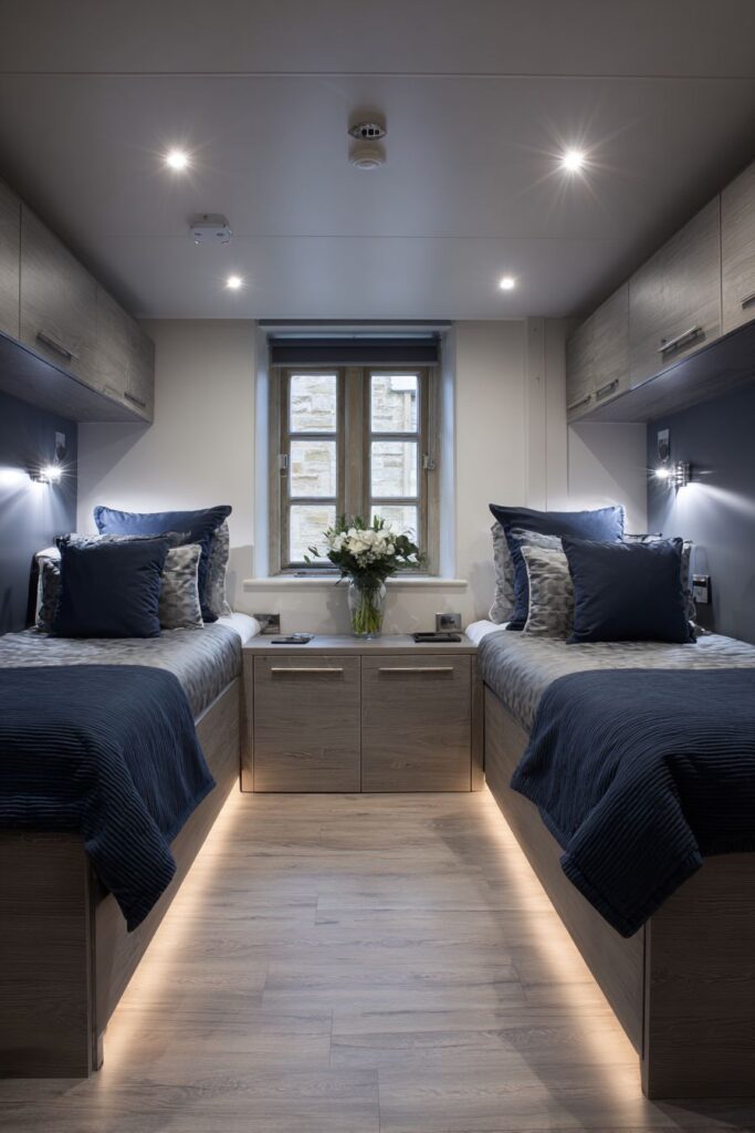 COMPACT URBAN SMART STORAGE TWIN BEDROOM