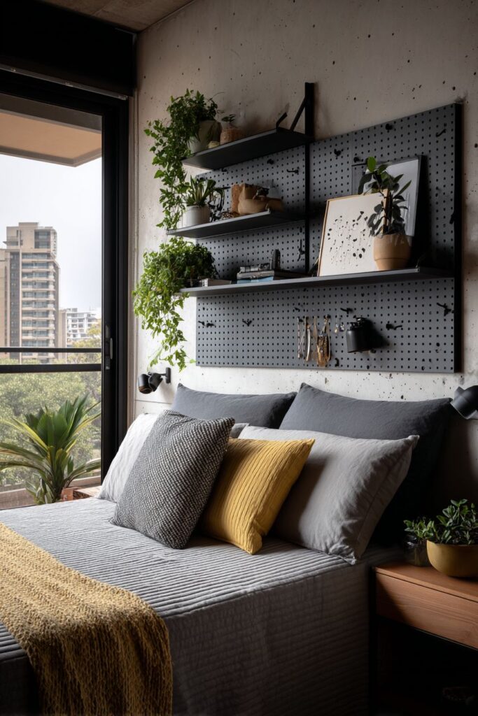 Pegboard Wall System for Functional Display