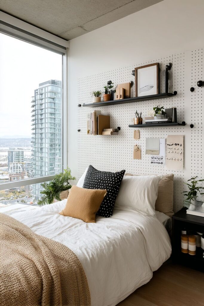 Pegboard Wall System for Functional Display